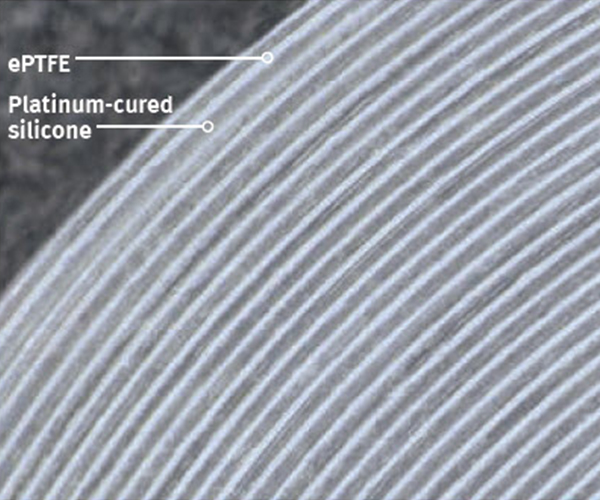 Cross section image showing detailed structure of STA-PURE? PCS Tube 